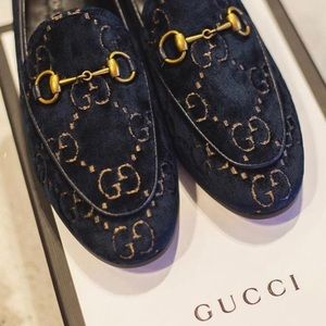 Gucci Velvet Loafers—Men’s size 10